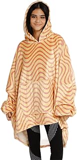 بطانية بغطاء رأس مموج للجنسين من ان يور شوز، لون اصفر، العنوان الافتراضي