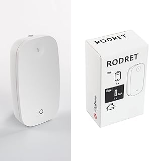 RODRET Zigbee Funkfernbedienung/Dimmer Schalter für Smart Home Systeme, funktioniert mit TRADFRI/DIRIGERA, Weiß