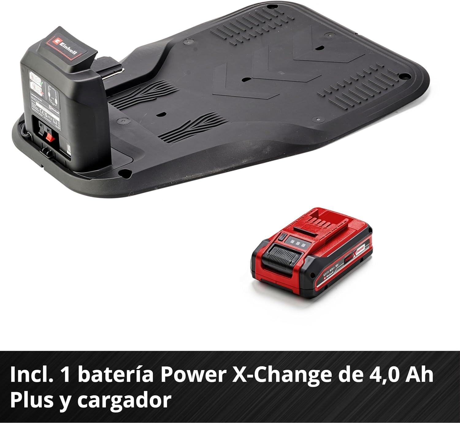 Einhell Robot cortacésped FREELEXO CAM Plus 600 Power X-Change (18V, cámara en Lugar de Cable delimitador, para 600 m², WiFi, hasta un 25% de inclinación, Incl. batería de 4,0 Ah Plus)