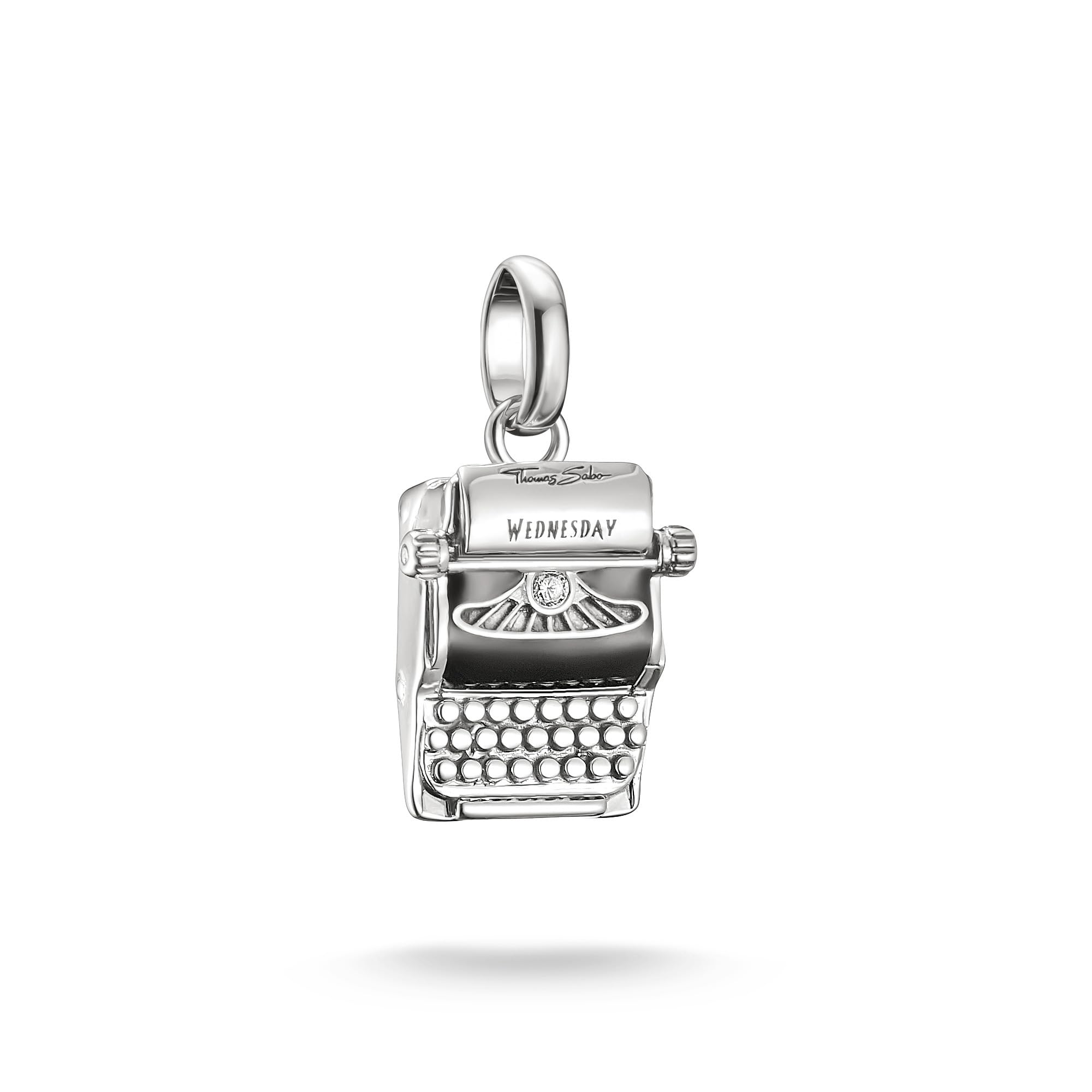 Thomas Sabo Wednesday Typewriter Charm, Multi, Women