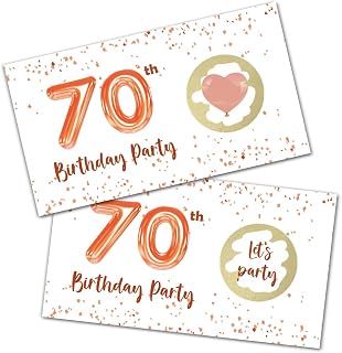 Adult 70th Birthday Party Scratch Off Game Cards（32 PCS） Pink 70th Birthday Scratch Off Tickets Happy 70th Birthday Party Supplies Christmas Birthday Holiday Special Event Raffle Tickets