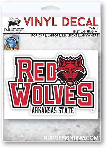 Miniatura 299 de Calcomanía universitaria para automóvil de la NCAA hecha de vinilo prémium resistente a la intemperie (ALMA College A)