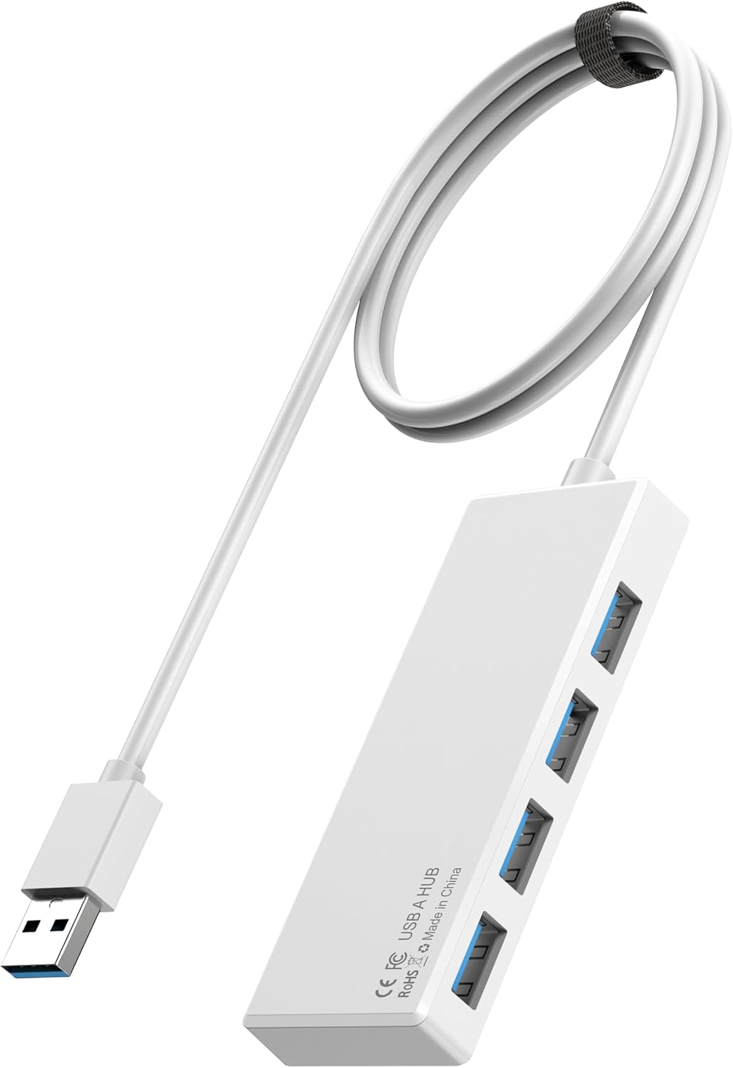 ALL-LUCKY USB 3.0 Hub, 4-Port Multiple USB A Splitter for PC/Laptop/Desktop