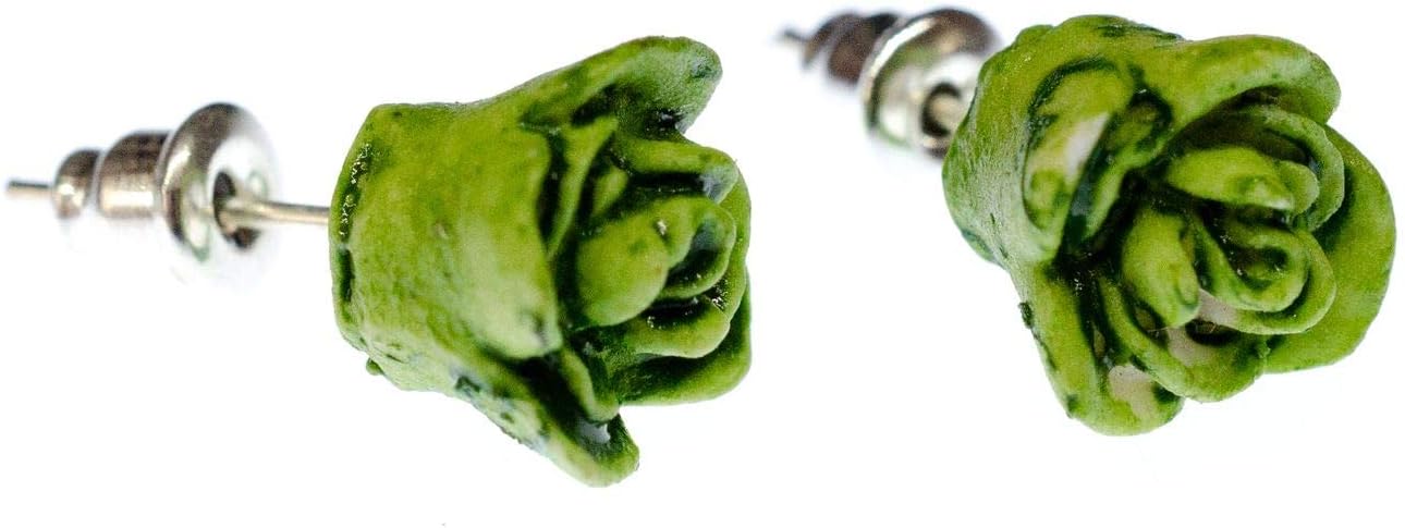 Lettuce Salad Ear Studs Earrings Miniblings Salads Plants Vegetable Greens Green