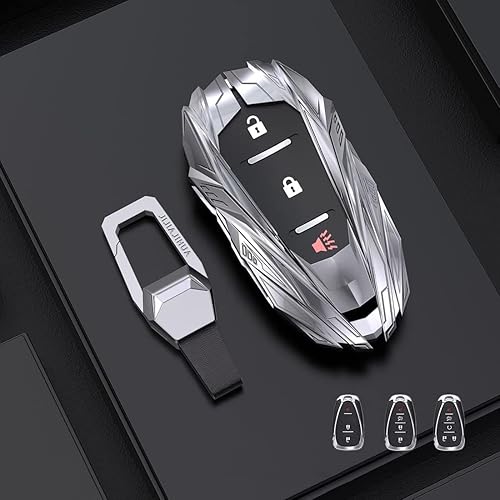 Miniatura 3 de Funda para llavero de aleación de zinc para Chevrolet Chevy Malibu Camaro Cruze Traverse Volt Bolt Equinox Blazer Spark