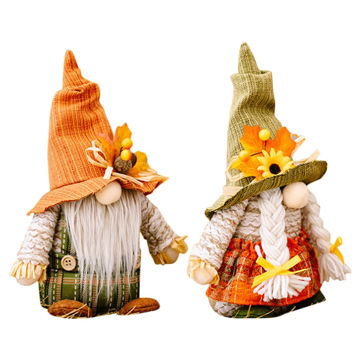 Gnomos de verano para decorar mesas de terraza y salones en fiestas familiares, 2 piezas