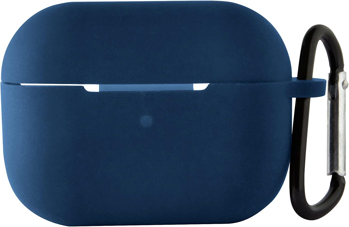 Amazon Basics Case for Apple AirPods Pro 2 2nd Generation, TWS Soft Silicone Pouch with Hook, 360° Full Shock-Absorbing Protection (Blue) (Cover Only)