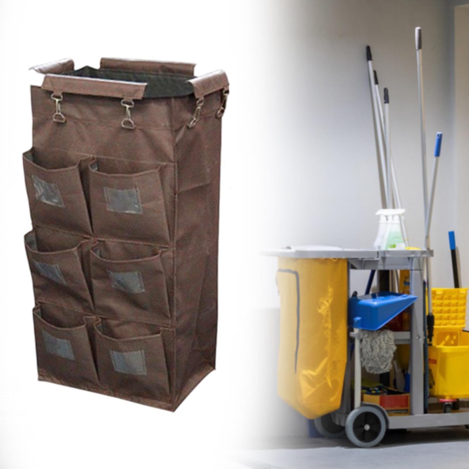 perfk Bolso de carrito de limpieza bolso de servicio de carro de hotel, 85cm B
