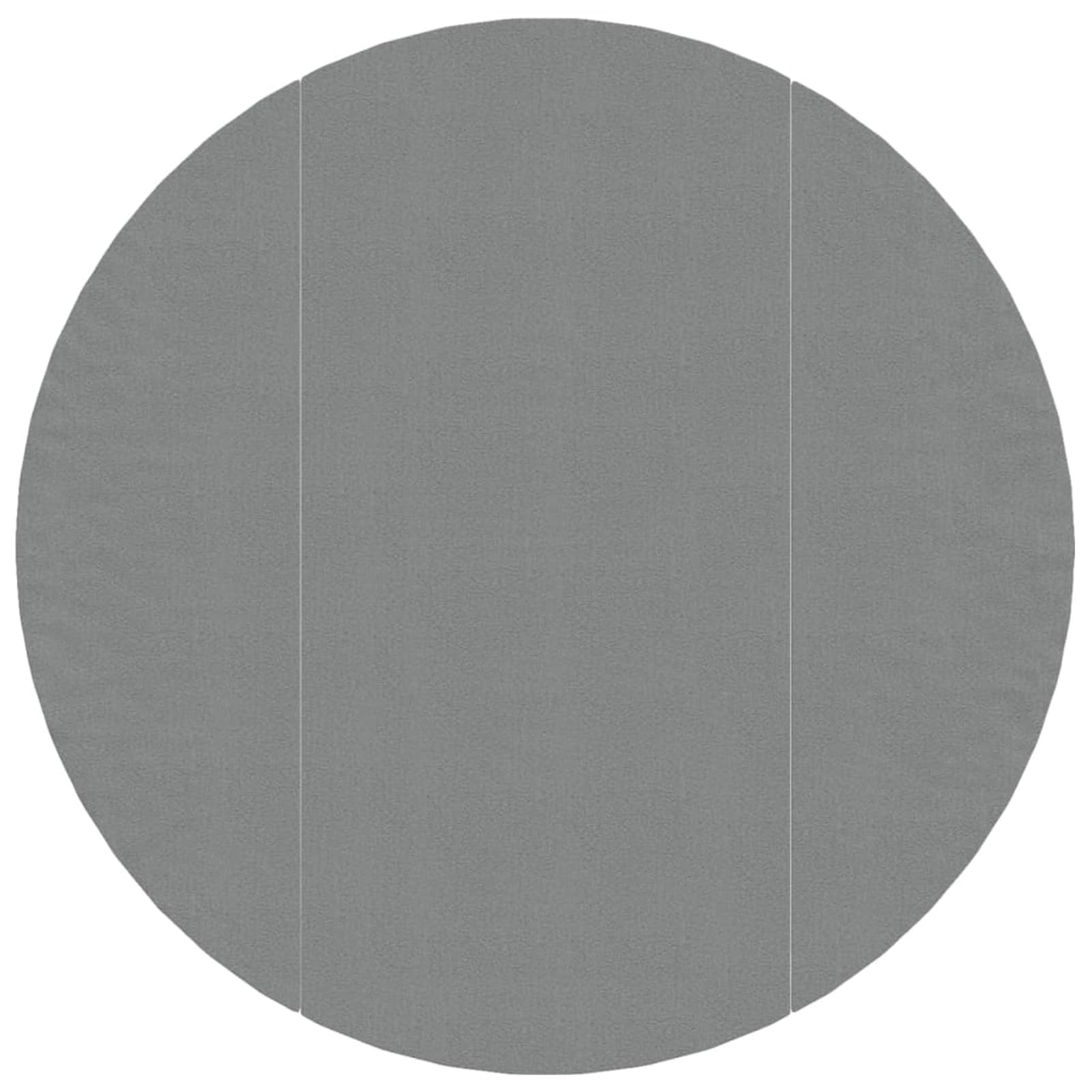 Homgoday Telo fondo piscina grigio chiaro Ø306 cm poliestere geotessile 180