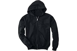 EcoSmart Full Zip Black Youth Hoodie