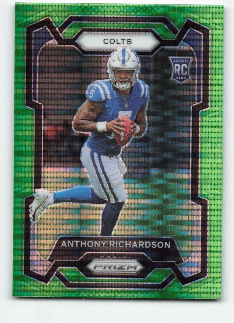 2023 Panini Prizm Prizm Green #343 Anthony Richardson NM-MT RC Rookie Indianapolis Colts Football NFL