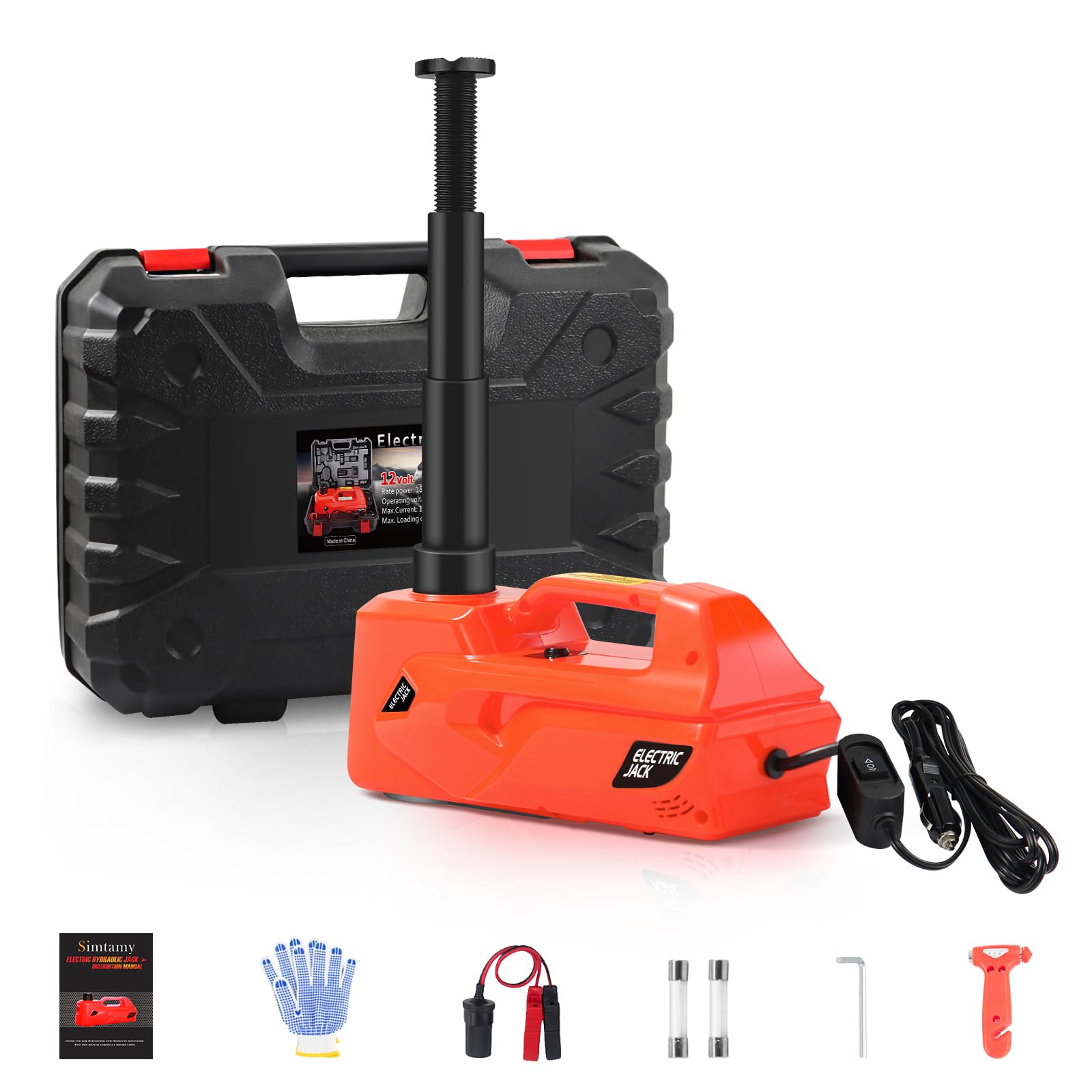 Amazon.com: ZAISHANG Electric Car Jack 5Ton 12V Hydraulic Car Jack