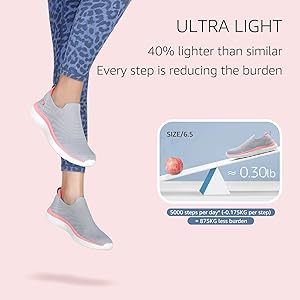 Amazon.com | STQ Walking Shoes Women Lightweight Slip On Sneakers