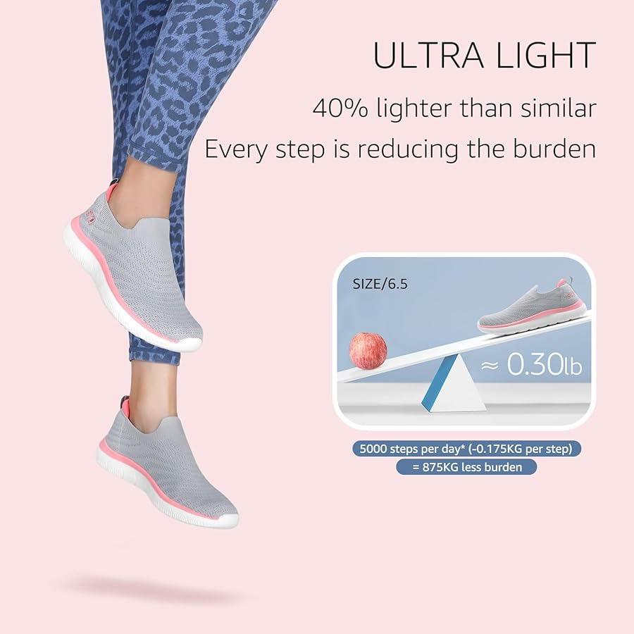 Amazon.com | STQ Walking Shoes Women Lightweight Slip On
