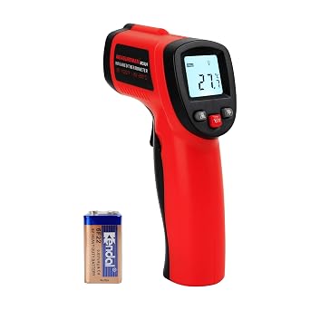 MEASUREMAN Infrared Thermometer Not for Human,Standard Size Temperature Gun Non-Contact Digital Laser Thermometer -58F to 1022F -50C to 550C