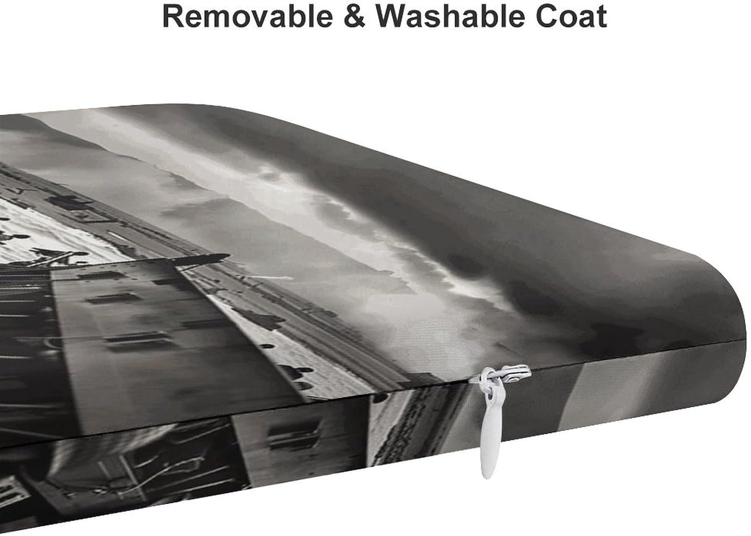 Photo of Normandy Landings Chair Cushion Floor Pillow Stool Cushion | Cushions with Removable Cover with Square Memory for for Chair Living Room Balcony Office Sofa,13.8*15*1.2 Inch