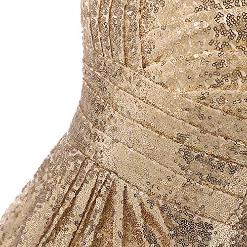 LSSAWZH Champagne Flower Girl Dress Long Junior Bridesmaid Dresses4