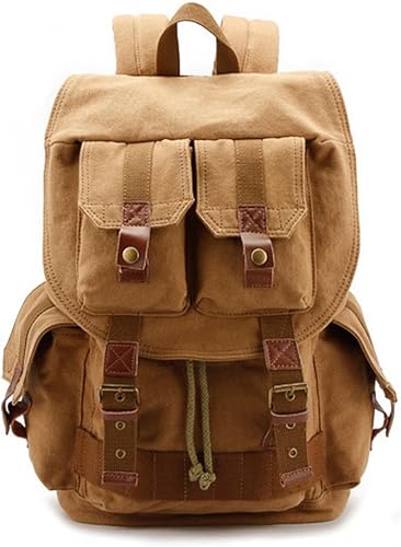 Amazon ノーブランド品 リュックサック デイパック キャンバスバッグ 本革 大容量 Men S ビッグ 大 バックパック メンズ バッグ 帆布sa3321fbku カーキ シューズ バッグ Amazon ノーブランド品 リュックサック デイパック キャンバスバッグ 本革 大容量 Men S ビッグ 大 バックパック メンズ バッグ 帆布sa3321fbku カーキ シューズ バッグ