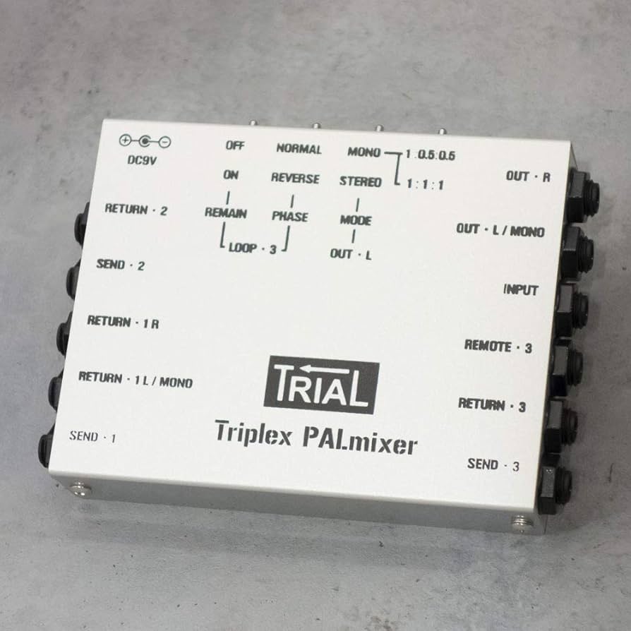 Amazon | TRIAL Triplex PALmixier stereo 3チャンネル・パラレル 