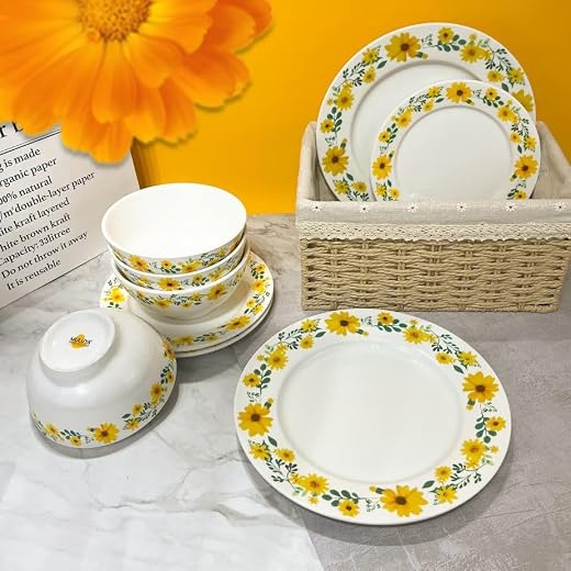 Aday Abeba 20 Piece Dinner Set/Yellow