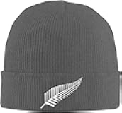 YHNNH New Zealand Maori Fern Knit Beanie Hat Warm Winter Hats Cuffed Beanies Watch Hat for Men Women