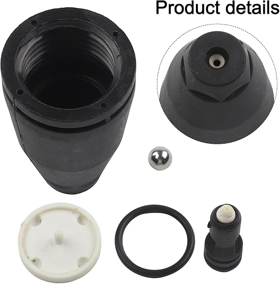 Turbo Nozzle Replacement Kit for Karcher K2 K3 K4 K5 K6 K7, Dirt Blaster Rotating Spray Head, Brass & Plastic High Pressure Washer Spare Parts Accessories