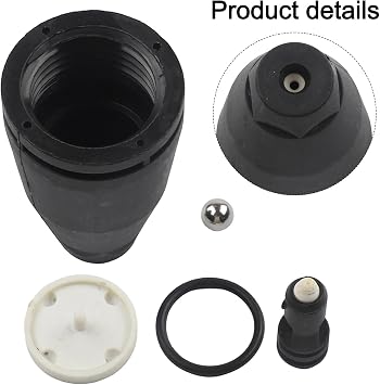 Turbo Nozzle Replacement Kit for Karcher K2 K3 K4 K5 K6 K7, Dirt Blaster Rotating Spray Head, Brass & Plastic High Pressure Washer Spare Parts Accessories