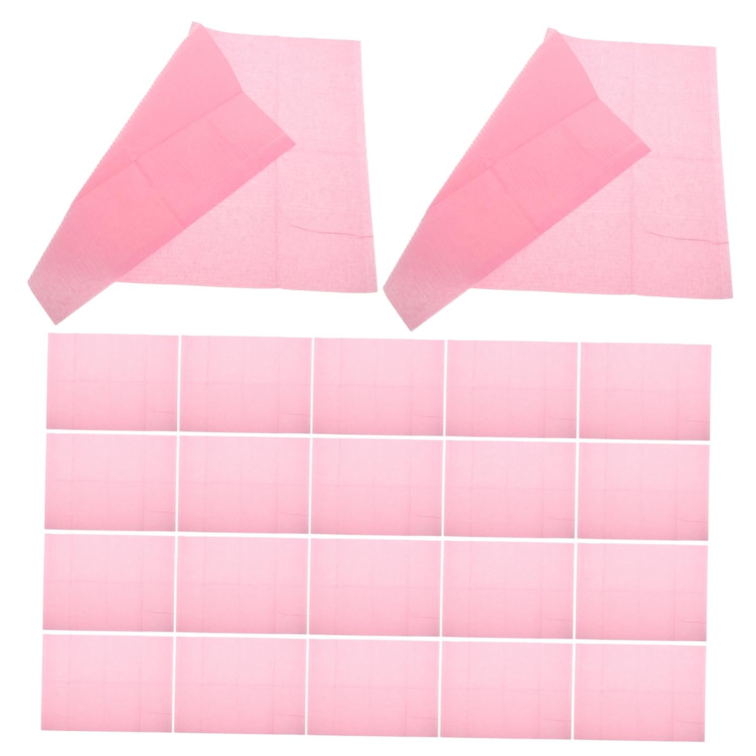 MERRYHAPY 125pcs Pink Nail Mats Disposable Manicure Desk Sheets Water Oil Resistant Nail Pads Hand Rest Cushion Pads