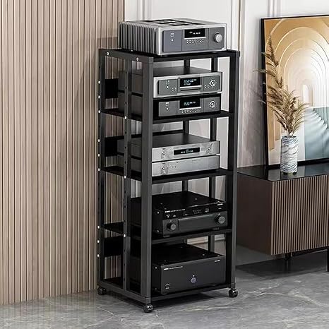 Amazon.com: SHZYJBRY 5-Tier AV Media Stand, Stereo Component Stand ...