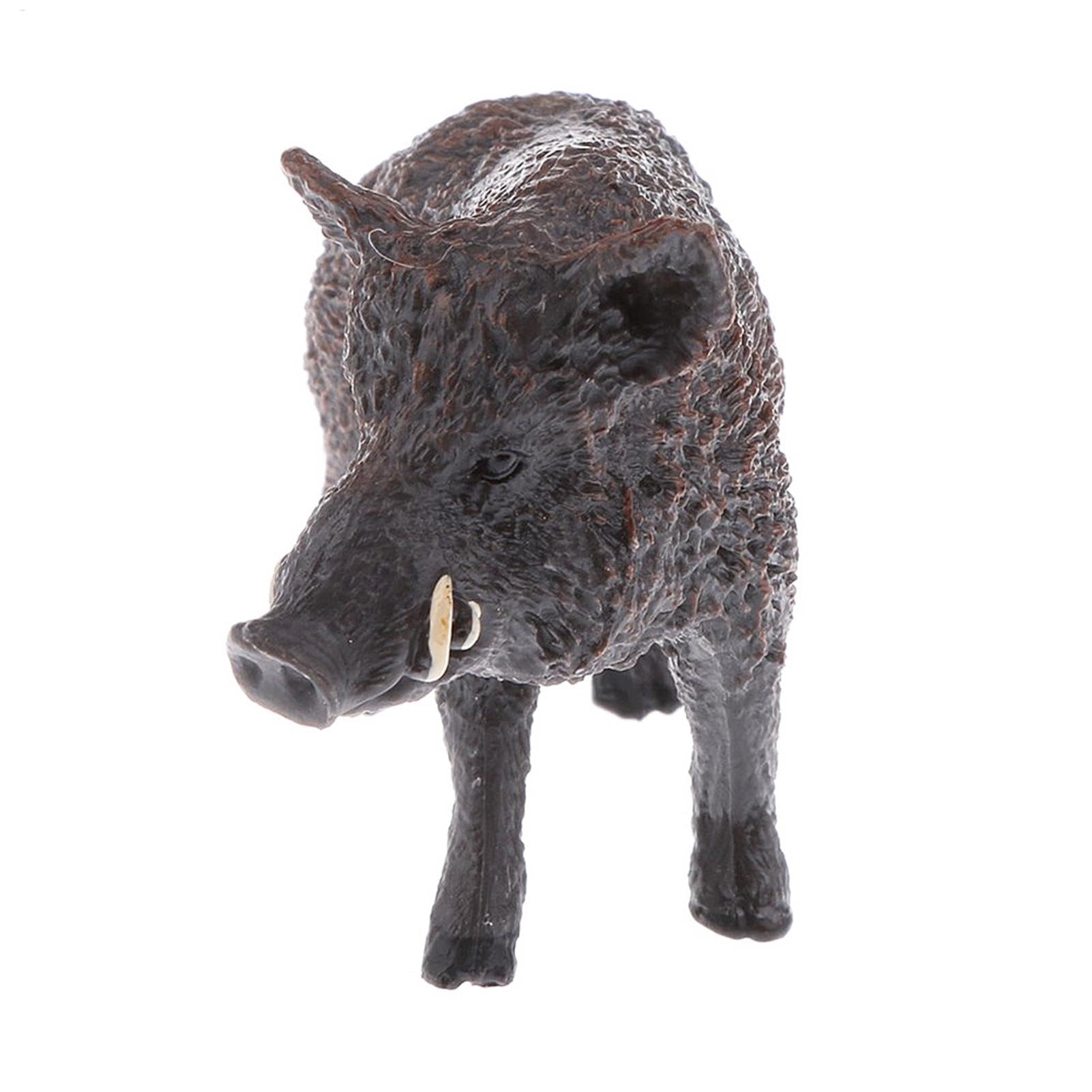 Figura De Jabalí De PVC – Modelo Realista De Animal Salvaje De 7.2 Cm, Pintado A Mano, Educativo Y Decorativo