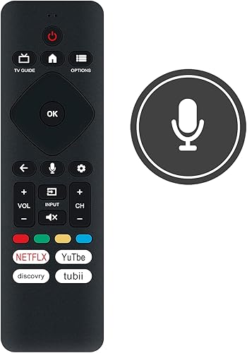 Miniatura 2 de URMT26CND002 Control remoto de reemplazo por voz aplicable para Philips Google TV 50PUL7672/F7 75PUL7552/F7 5PUL7552/F7 43PUL7672/F7 65PUL7672/F7