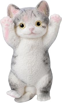 20cm Large Cat, Exquisite Taba Styling, Large Decor Ornament Suitable for Office and Travel Use, Display Piece for Cat Lovers