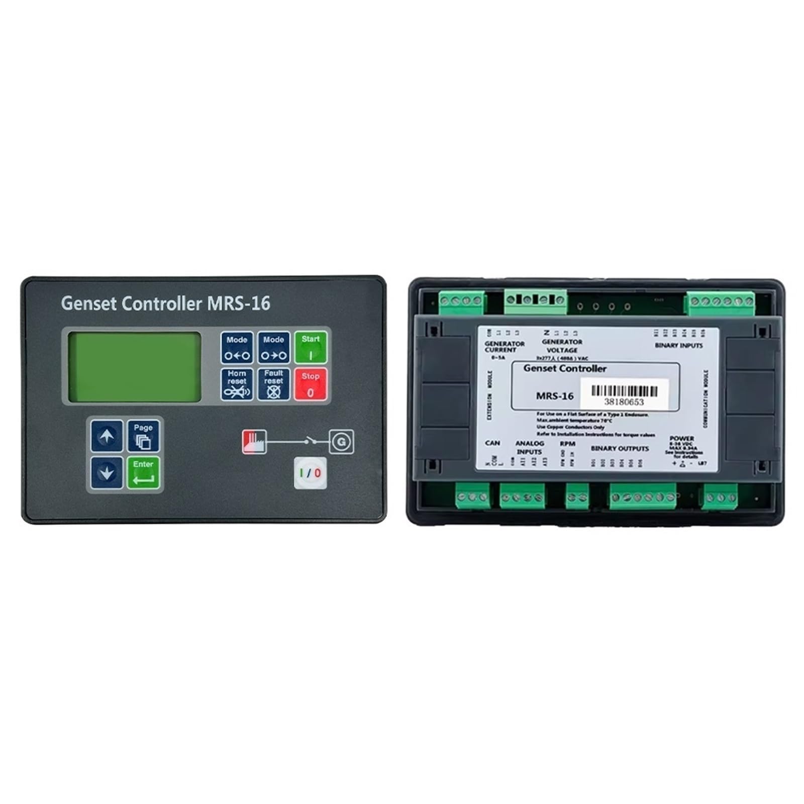 0P7BR328B IL-NT-MRS16 controller diesel generator set computer board manual remote start NT MRS 16