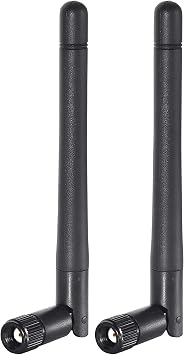 2dBi RP-SMA Antenna for Wireless Card or Router 2 Pack