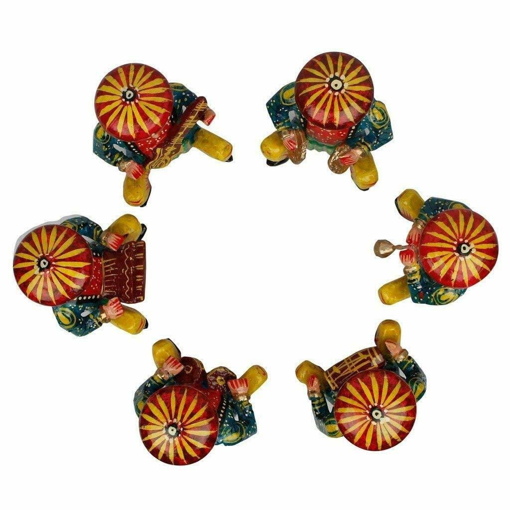 Bobo Bawla Musicians Set - Handcrafted Wooden Figurines -2 Bobo Bawla Musicians Set - Handcrafted Wooden Figurines -2