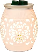 Vista 1 de Scentsationals Calentador de cera derretida, calentador de cera para derretir cera perfumada, colección Boho Rococco, derretidor de cera de vela