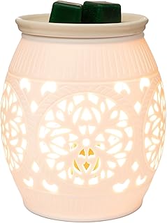 Scentsationals Wax Melt Warmer, Wax Warmer for Scented Wax Melts - Boho Collection Rococco - Candle Wax Melter for Fragrance Cubes and Tarts
