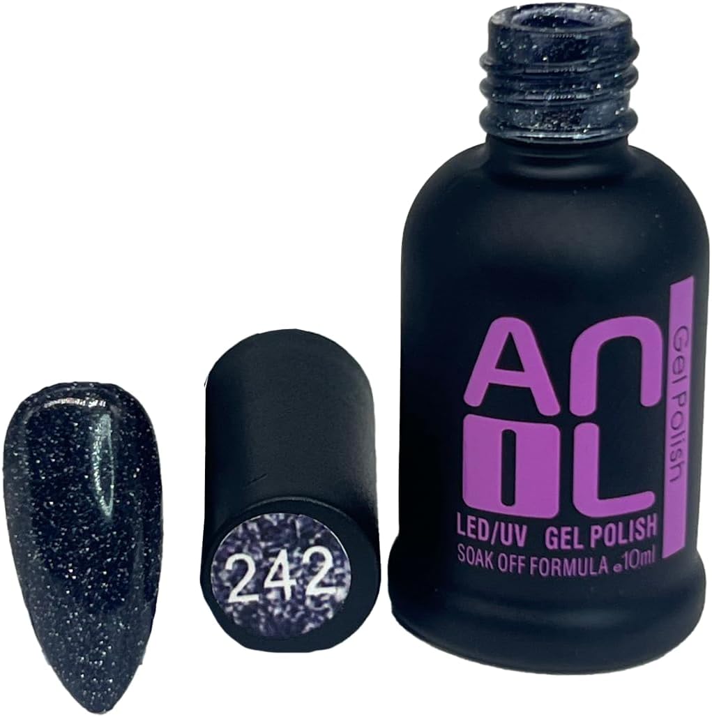 Anil Professional Cosmetics Kalıcı Oje Disco Jel Renk 10ml | Dayanıklı Kolay Uygulanan Trend Renkler | Hızlı Kuruma ve Parlaklık (Disco Gel - 242)