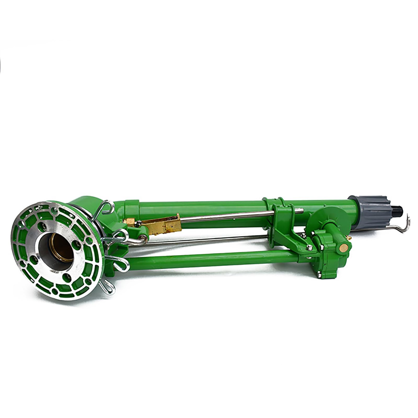 Rolnictwo gospodarstwo rolne zraszacze nawadniające 5 cm pistolet natryskowy do nawadniania gospodarstwa 360° regulowany pistolet udarowy zraszacz z 3 dyszami do nawadniania trawnika ogrodowego