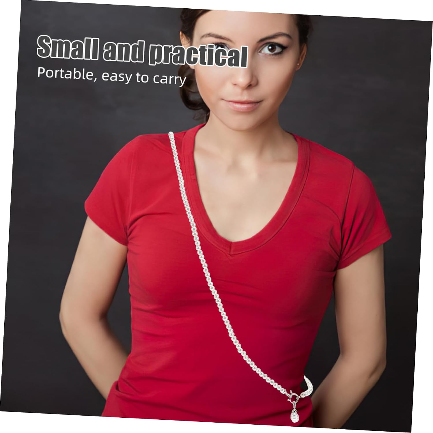NOLITOY Phone Charms Strap Elegant Pearl Beaded Crossbody Lanyard for Women Cellphone Chain Compatible Phones for Travel and Daily