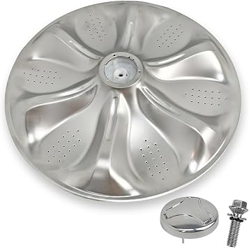 AGZ72909711 Washplate Pulsator Assembly with 5006EA3009B Pulsator Cap and Screw fit for LG Kenmore Washer, Replaces 4873462 AP6800730 PS12588963 AGZ72909702 Agitator Plate