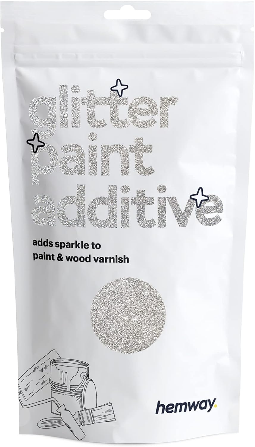Silver Glitter for Paint Glitter Paint for Walls, Glitter Paint