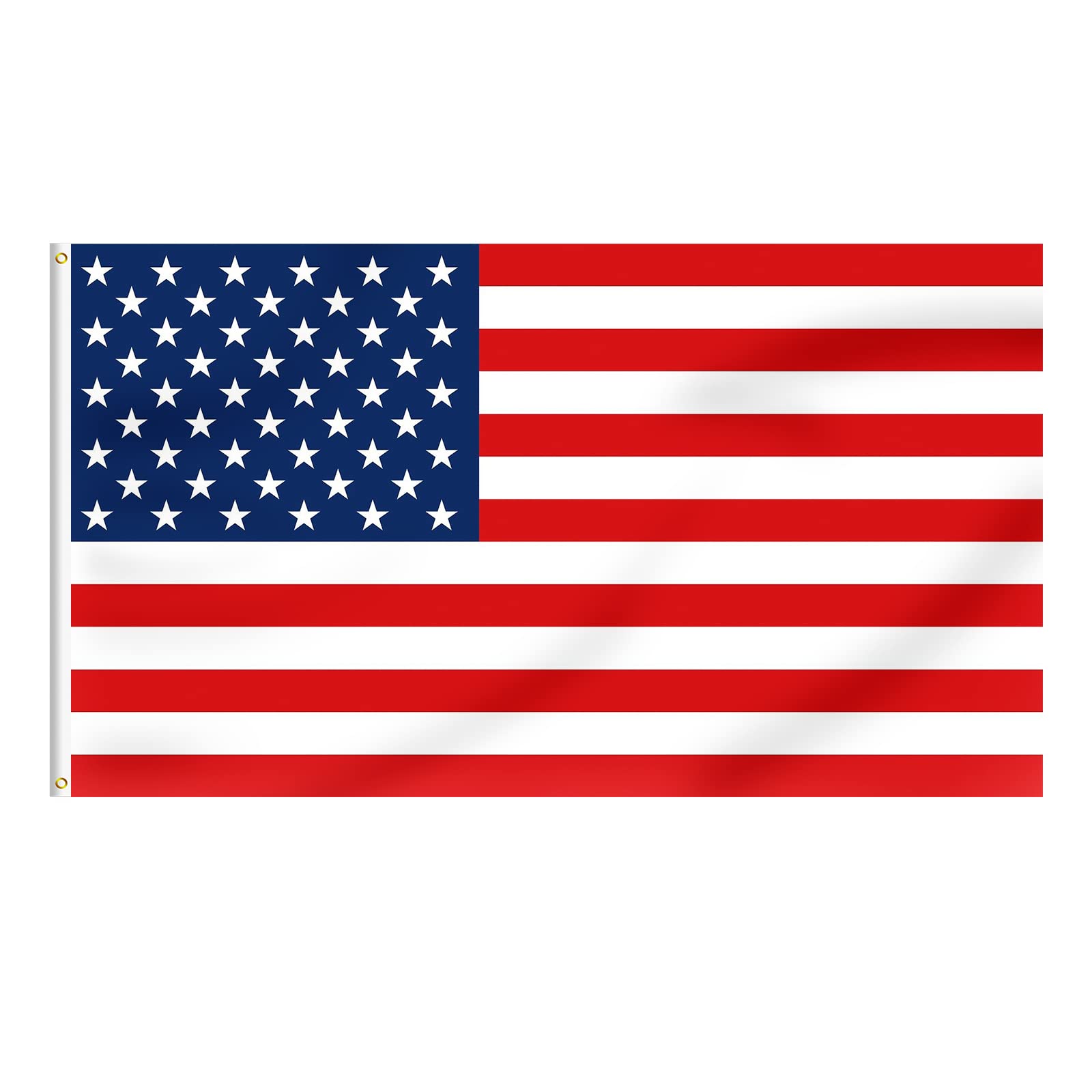 Lixure Flagge USA 180x300cm Amerika Fahne -Polyester, Digitaldruck, lebendige Farbe, lichtbeständig, doppelt genäht, mit Messingösen für Garten Innen- Außenbereich