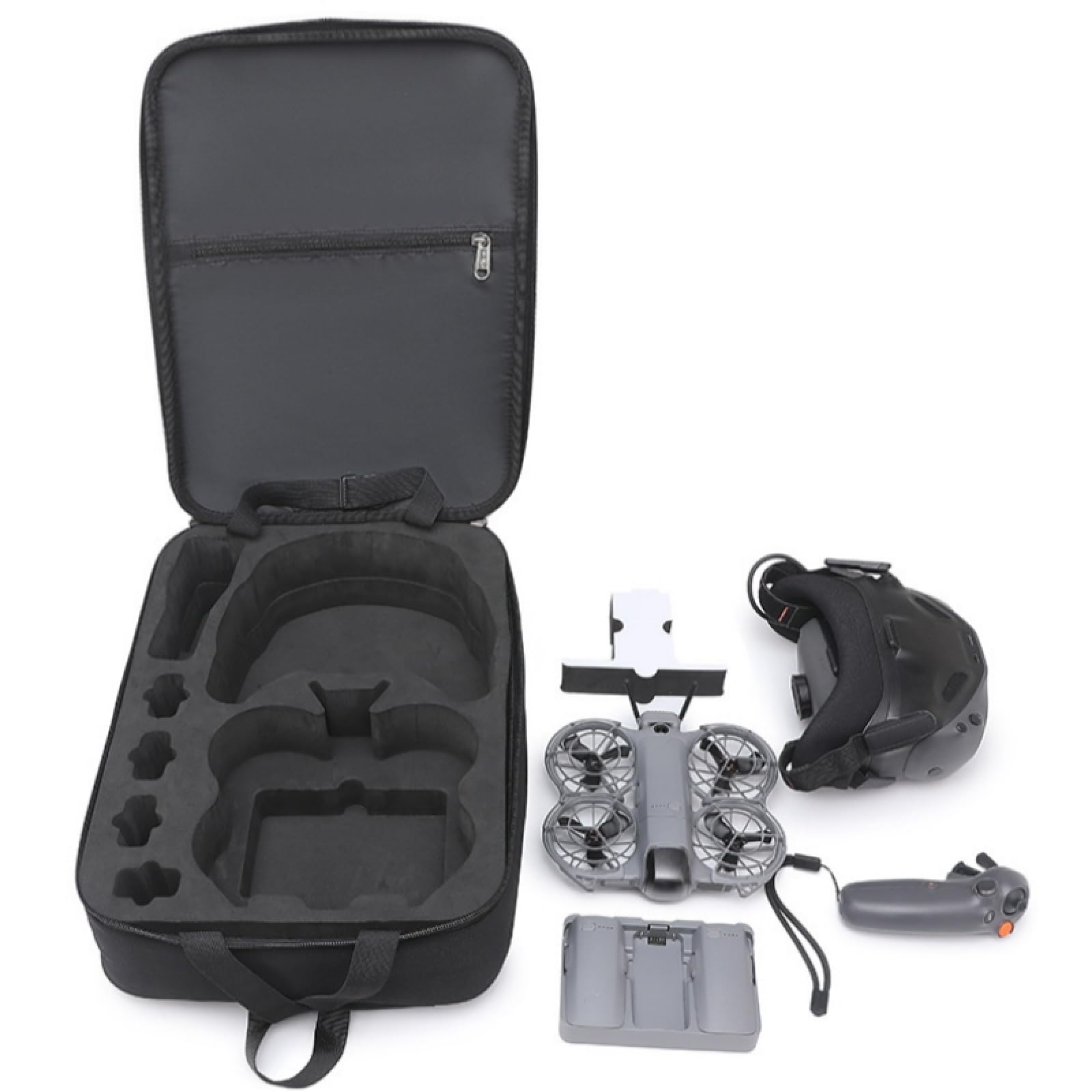 Zaino da viaggio per DJI Neo 2 Goggles N3, borsa a tracolla portatile custodia rigida per DJI Neo 2 Motion Fly More Combo, telecomando RC-N3 e accessori
