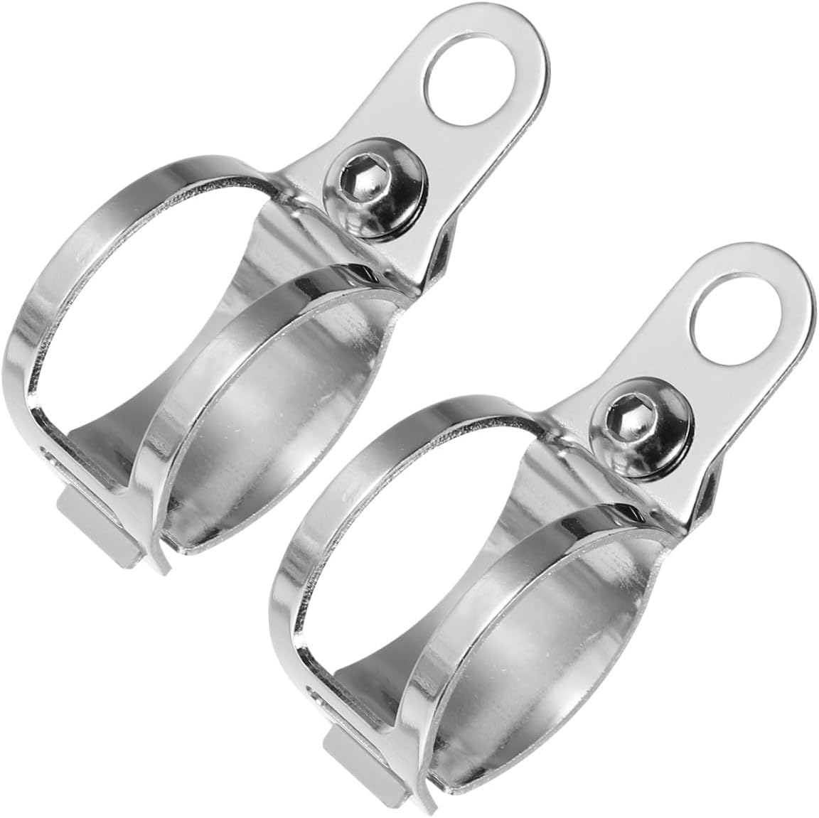 Motorbike Turn Signal Mount Bracket 2pcs Fork Indicator Bracket Clamp Compatible with Harley Motorcycle Accessories for Front Fork Stem Installation