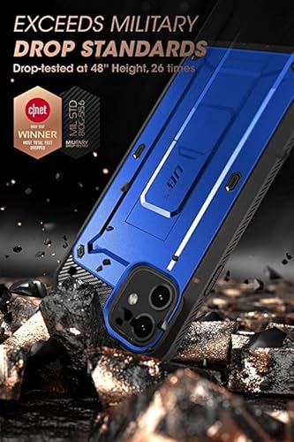 Supcase Unicorn Beetle Pro Series Case Designed For Iphone 11 6.1 Inch (2019 Release), Built-In Screen Protector Full-Body Rugged Holster Case (Royal Blue) #TOP1