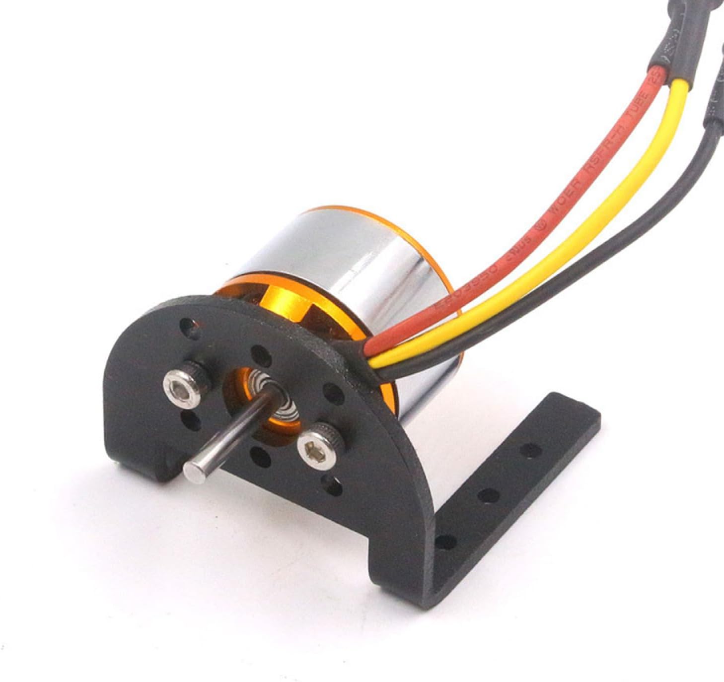 Motor Mount Bracket for RC Boat Airplane, Motor Mount Holder Frame with Screws Compatible with 2208 2212 2312 2216 2217 2814 3536 4258 Motors (L Shaped, 5, Set)
