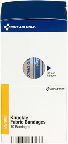Miniatura 2 de First Aid Only FAE-3008 Vendajes de nudillos de tela de repuesto Sc, 10caja
