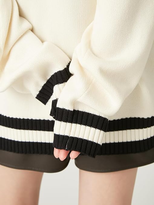 Amazon | [フレイ アイディー] トラッドライクVネックニットカーデ