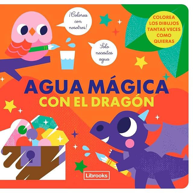 Portada de Agua mágica con el Dragón